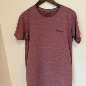 Patagonia Short Sleeve Tee in Heathered Dusty Rose